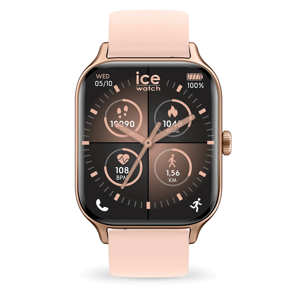 Montre connectée ICE fit RT 3.0 Rose-Gold Nude (40mm) – GPS intégré, écran AMOLED, suivi santé 