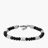 BRACELET FOSSIL ALL STACKED UP AGATE NOIRE