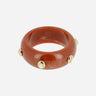 BRACELET JONC ZAG SEGART ACIER DORÉ