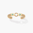 JONC AURÉLIE BIDERMANN TAO TURQUOISE DORÉ