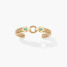 JONC AURÉLIE BIDERMANN TAO TURQUOISE DORÉ