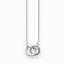 COLLIER THOMAS SABO PIERRES MULTICOLORES ARGENT