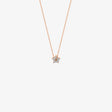 COLLIER GINETTE NY MINI DIAMOND MILKY WAY OPEN STAR OR ROSE
