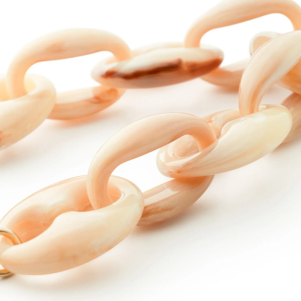 Small Turtle Bracelet Crème Brûlée Marble – Vanessa Baroni
