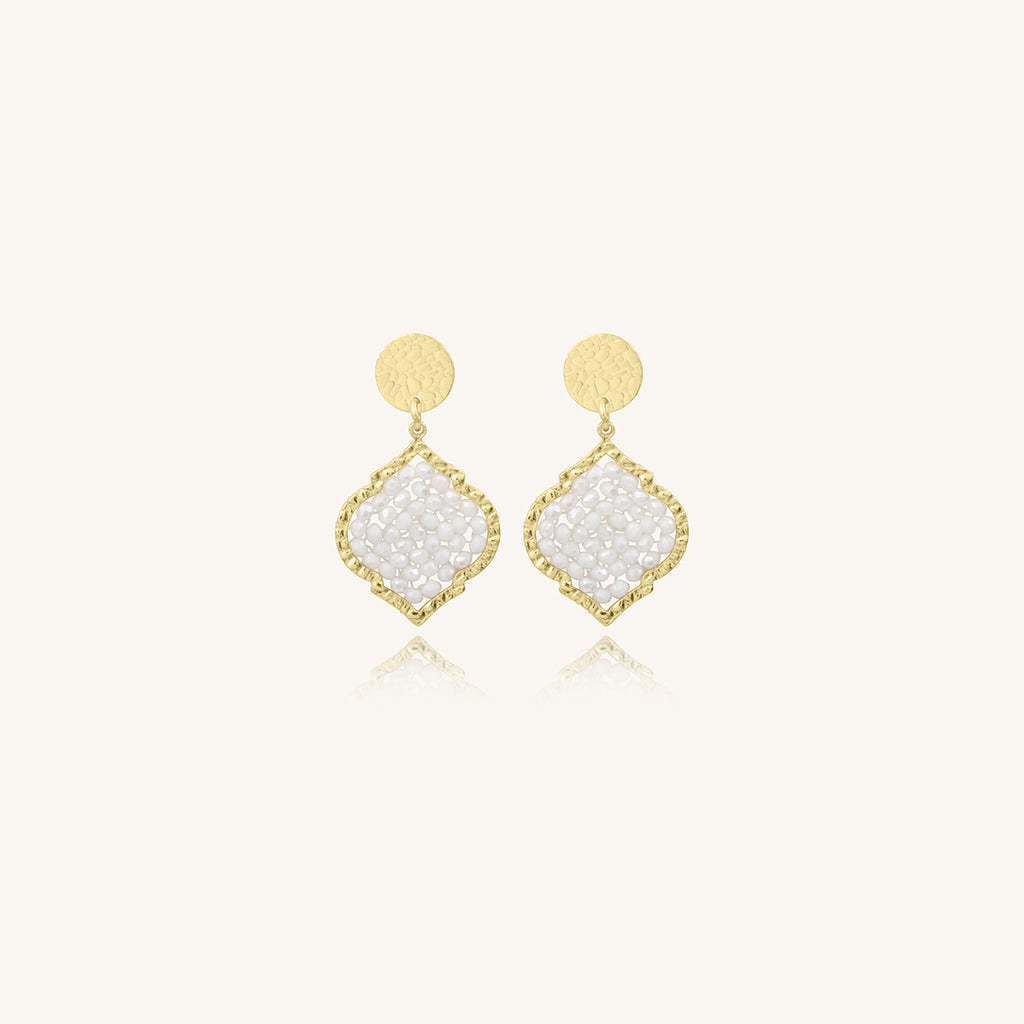Boucles d'oreilles Mini Diamante Blanc