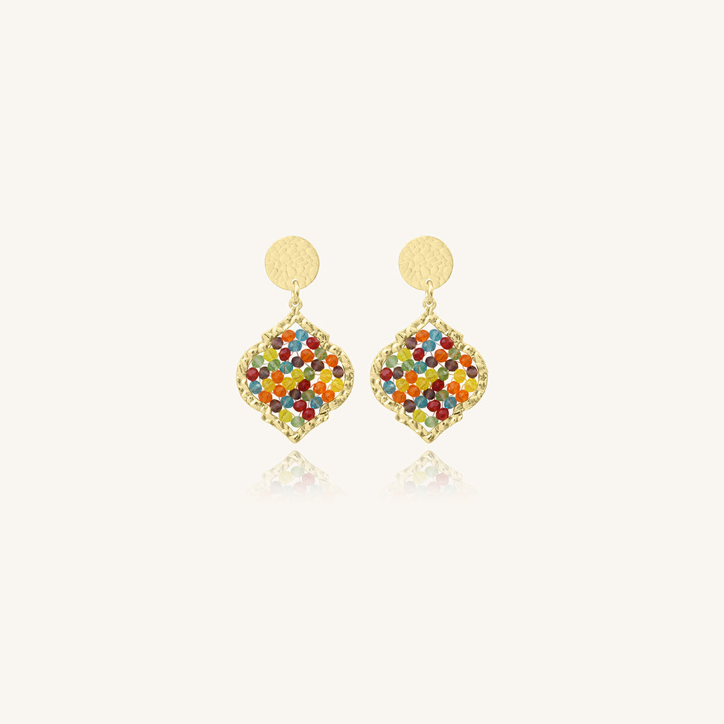 Boucles d'oreilles Mini Diamante Multicolore
