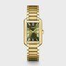 MONTRE CLUSE BELISENNA WATCH STEEL, OLIVE, GOLD COLOUR