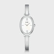 MONTRE CLUSE L'OVALE WHITE SILVER COLOUR