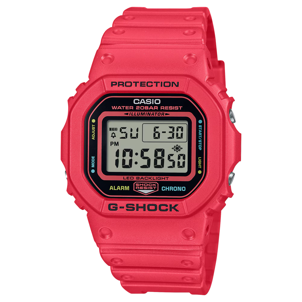 Montre Casio G-SHOCK DW-5600EP-4 – Série Origine Rouge Vif