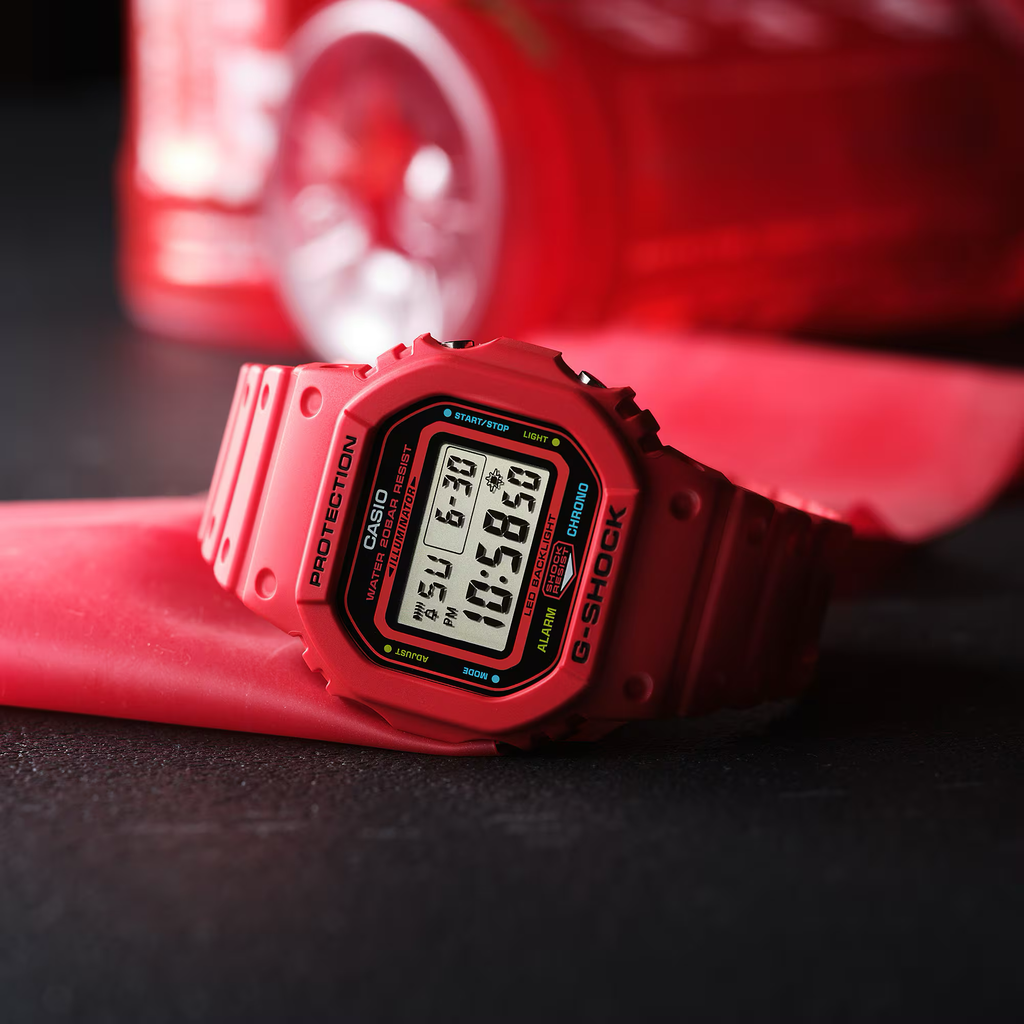 Montre Casio G-SHOCK DW-5600EP-4 – Série Origine Rouge Vif