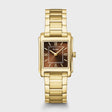 MONTRE CLUSE ANGLEE WATCH STEEL, BROWN, GOLD COLOUR