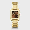 CLUSE ANGLEE WATCH STEEL, BROWN, GOLD COLOUR