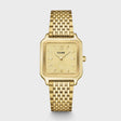 MONTRE CLUSE GRACIEUSE , WATCH STEEL, LACE TEXTURED, GOLD COLOUR