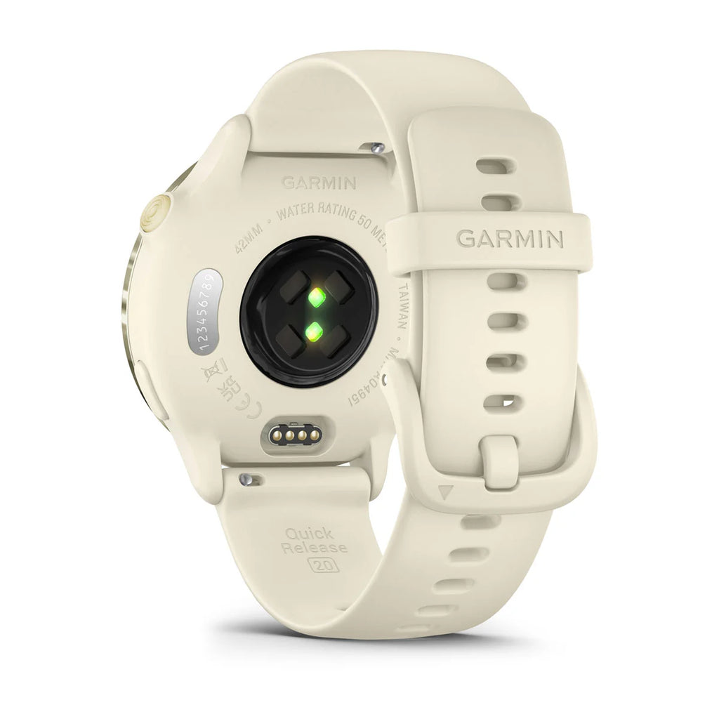 Montre Connectée Garmin Vivoactive 6 Lunar Gold Arrière