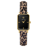MONTRE PIERRE LANNIER FEMME ARIANE DORÉ CUIR LÉOPARD
