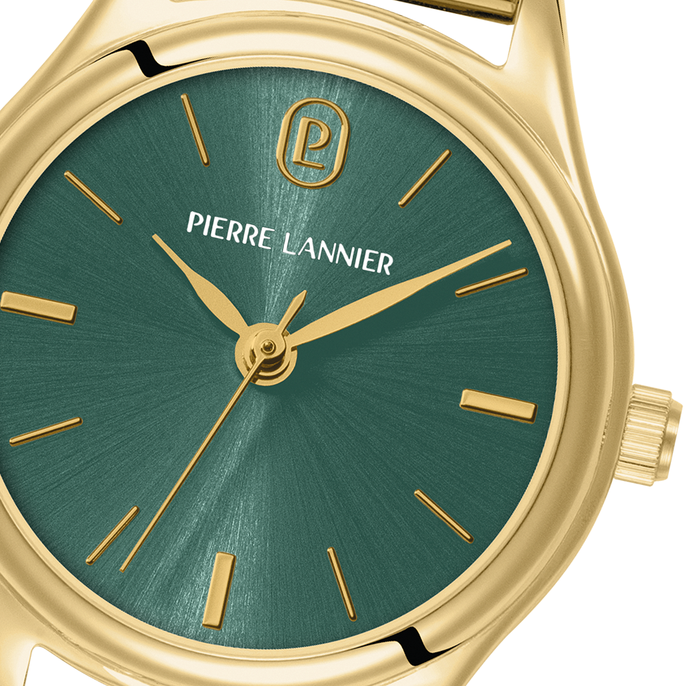 Montre Femme Pierre Lannier PYA Doré Cadran Vert