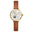 MONTRE PIERRE LANNIER FEMME SOLINE DORÉ CUIR