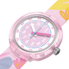 Montre Flik Flak Pastel Paradise - Enfant - Bracelet recyclé rose
