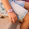 Montre Flik Flak Pastel Paradise - Enfant - Bracelet recyclé rose
