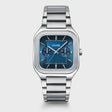 MONTRE CLUSE QUADRUS MULTIFUNCTION BLUE SILVER COLOUR