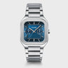 MONTRE CLUSE QUADRUS MULTIFUNCTION BLUE SILVER COLOUR
