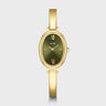 MONTRE CLUSE L'OVALE OLIVE GOLD COLOUR