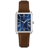 MONTRE PIERRE LANNIER HOMME EMPIRE ARGENTÉ CUIR