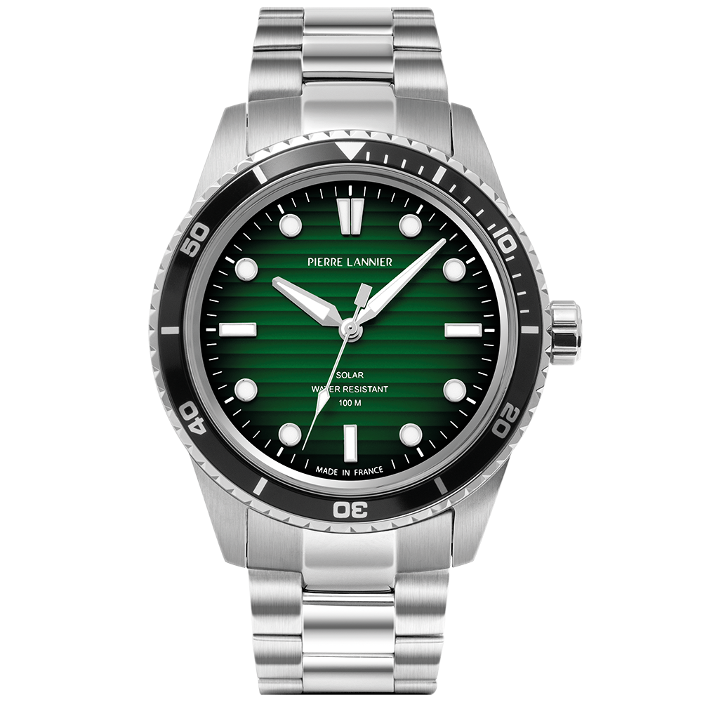 Montre Pierre Lannier Inti 244H171 – Cadran solaire vert fumé