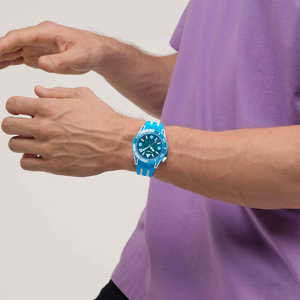Montre Swatch SCUBAQUA Blue Fire