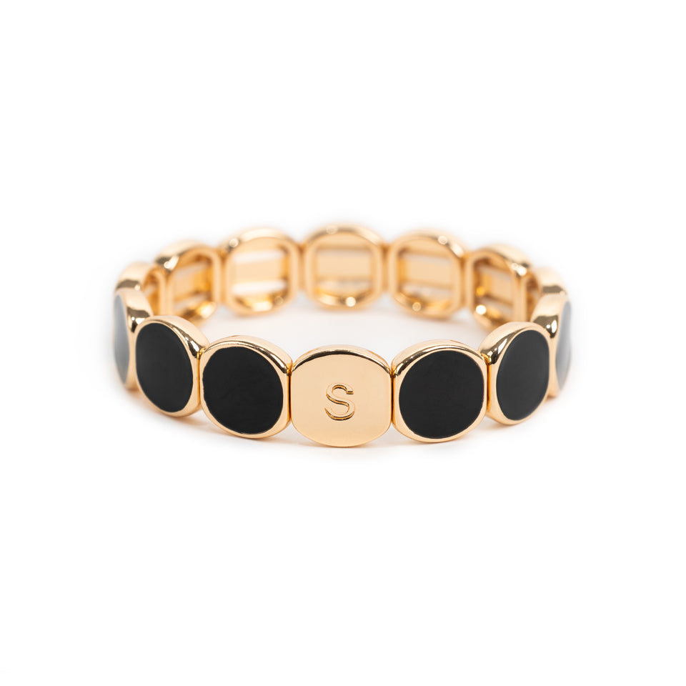BRACELET SIMONE A BORDEAUX COLORMIND MAXI NOIR