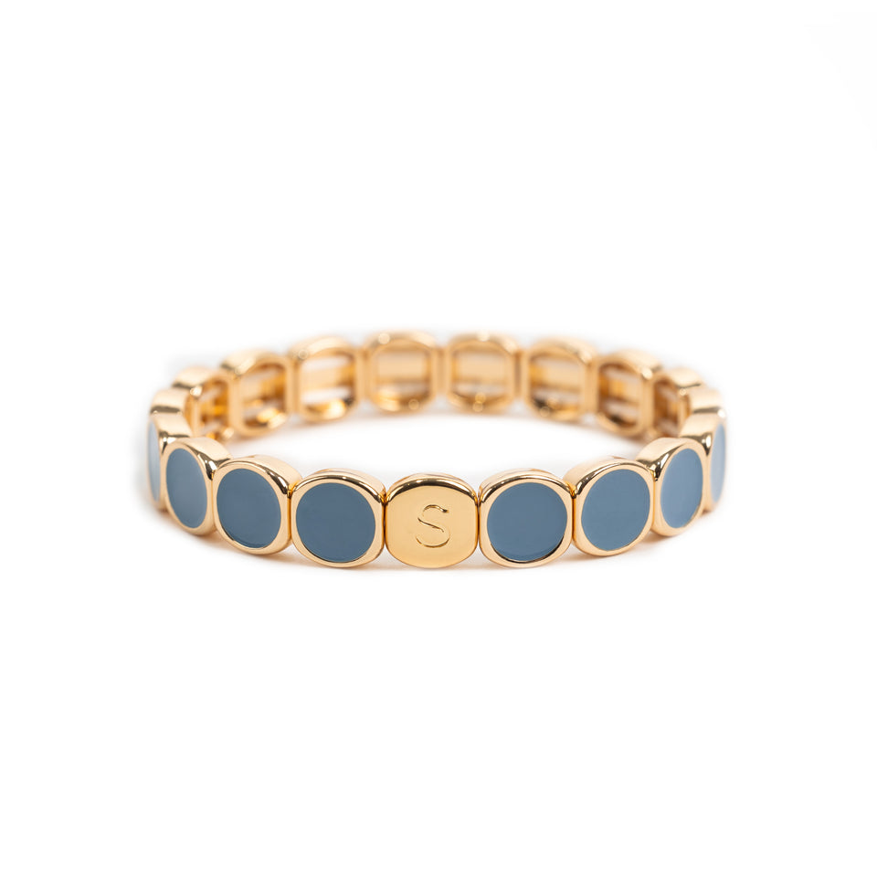 BRACELET SIMONE A BORDEAUX COLORMIND VIEUX GRIS
