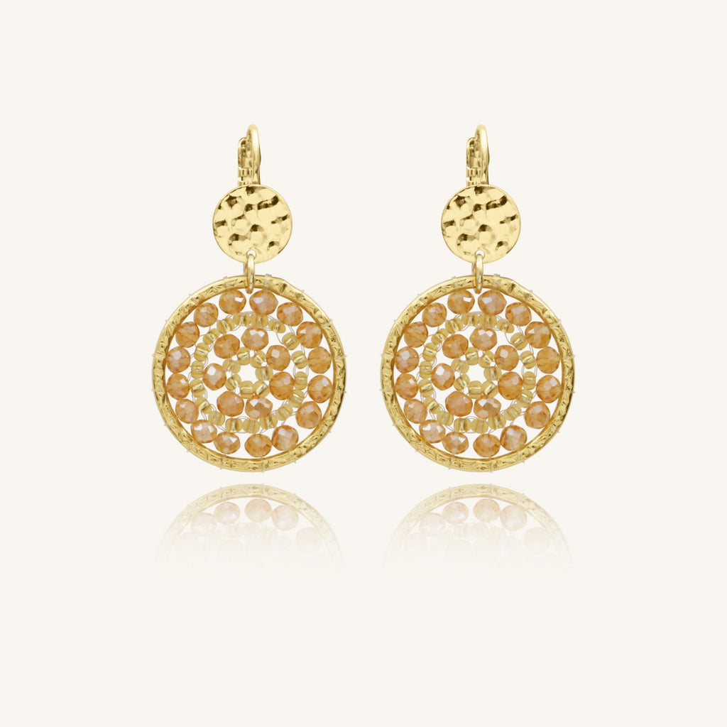 BOUCLES D'OREILLES SANTIBE MINI ESPAGNOLA DORE