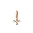PENDENTIF GIGI CLOZEAU SPARK OR ROSE DIAMANTS
