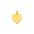 PENDENTIF COEUR OR JAUNE 375