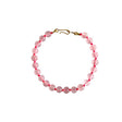 BRACELET 4CROSSES RAINBOW QUARTZ ROSE