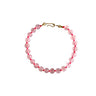 BRACELET 4CROSSES RAINBOW QUARTZ ROSE