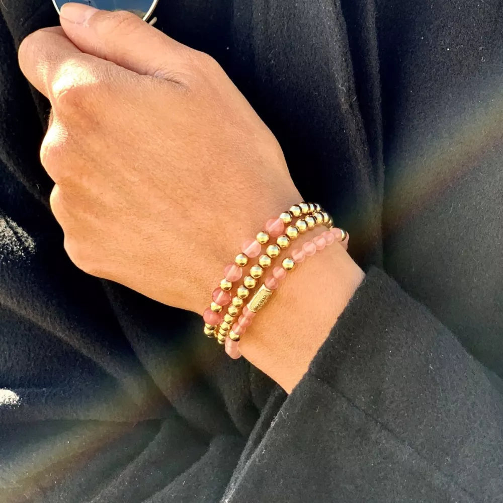 BRACELET REBEL & ROSE YELLOW GOLD ONLY