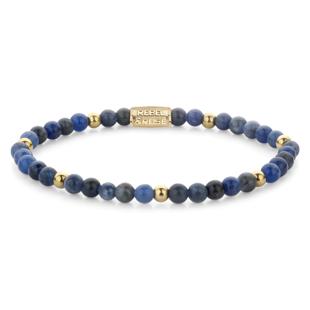 Midnight Blue - 18 ct yellow gold ionplated