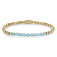 BRACELET REBEL & ROSE BLUE SKY MEETS YELLOW GOLD