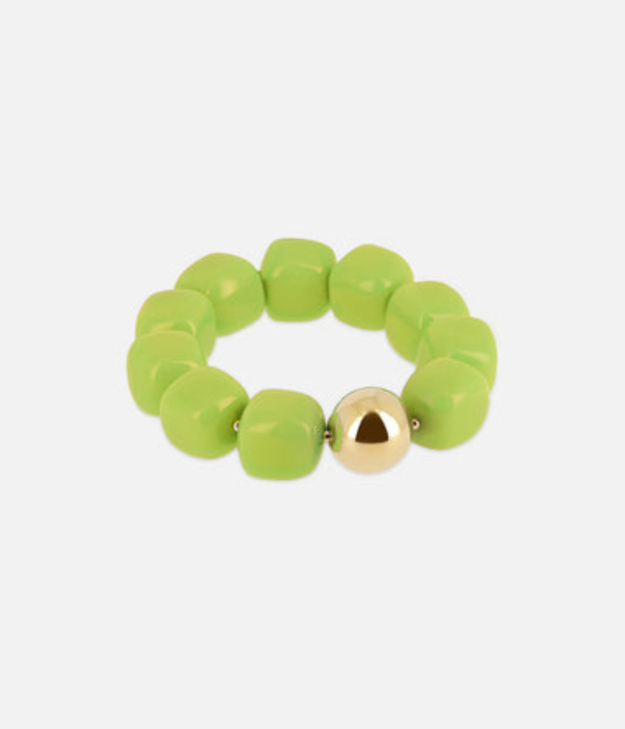 Bracelet Zag Laïos vert clair