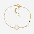 BRACELET ZAG RACINE ACIER DORÉ