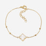 BRACELET ZAG RACINE ACIER DORÉ