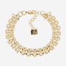 BRACELET ZAG VERBENA ACIER DORÉ