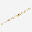 BRACELET ZAG IGUAZU DORÉ