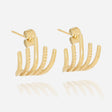 BOUCLES D'OREILLES ZAG POTOSI ACIER DORÉ
