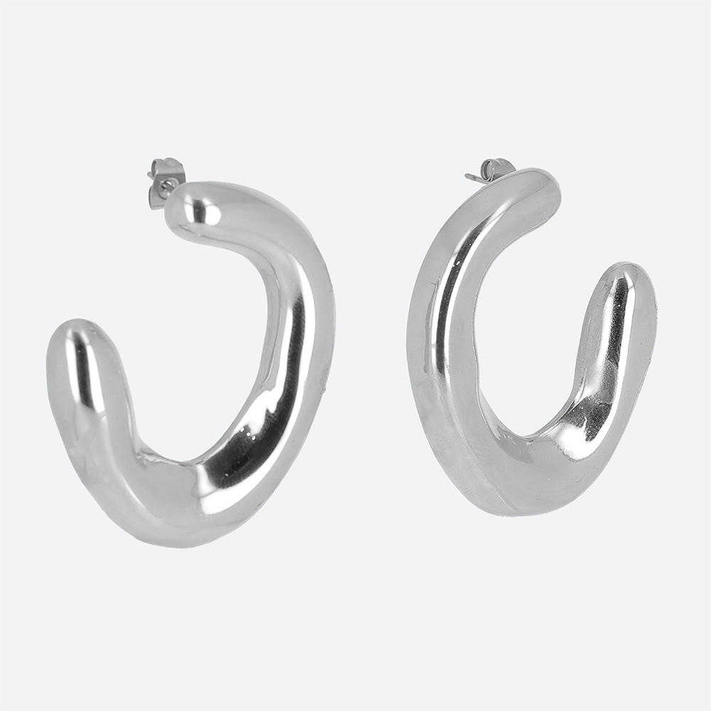 Boucles d'oreilles Tancredi Acier