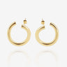 BOUCLES D'OREILLES ZAG MIMOS ACIER DORÉ