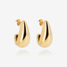 BOUCLES D'OREILLES ZAG AGUA ACIER DORÉ