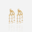 BOUCLES D'OREILLES ZAG MARTINA ACIER DORÉ