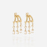 BOUCLES D'OREILLES ZAG MARTINA ACIER DORÉ